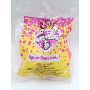 Vintage 1993 McDonalds Happy Meal Animaniacs Upside-Down Wakko Toy New Sealed